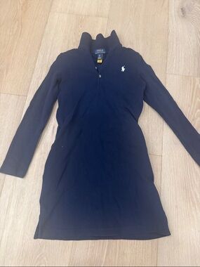 Ralph Lauren Navy Long Sleeve Girls dress size Small